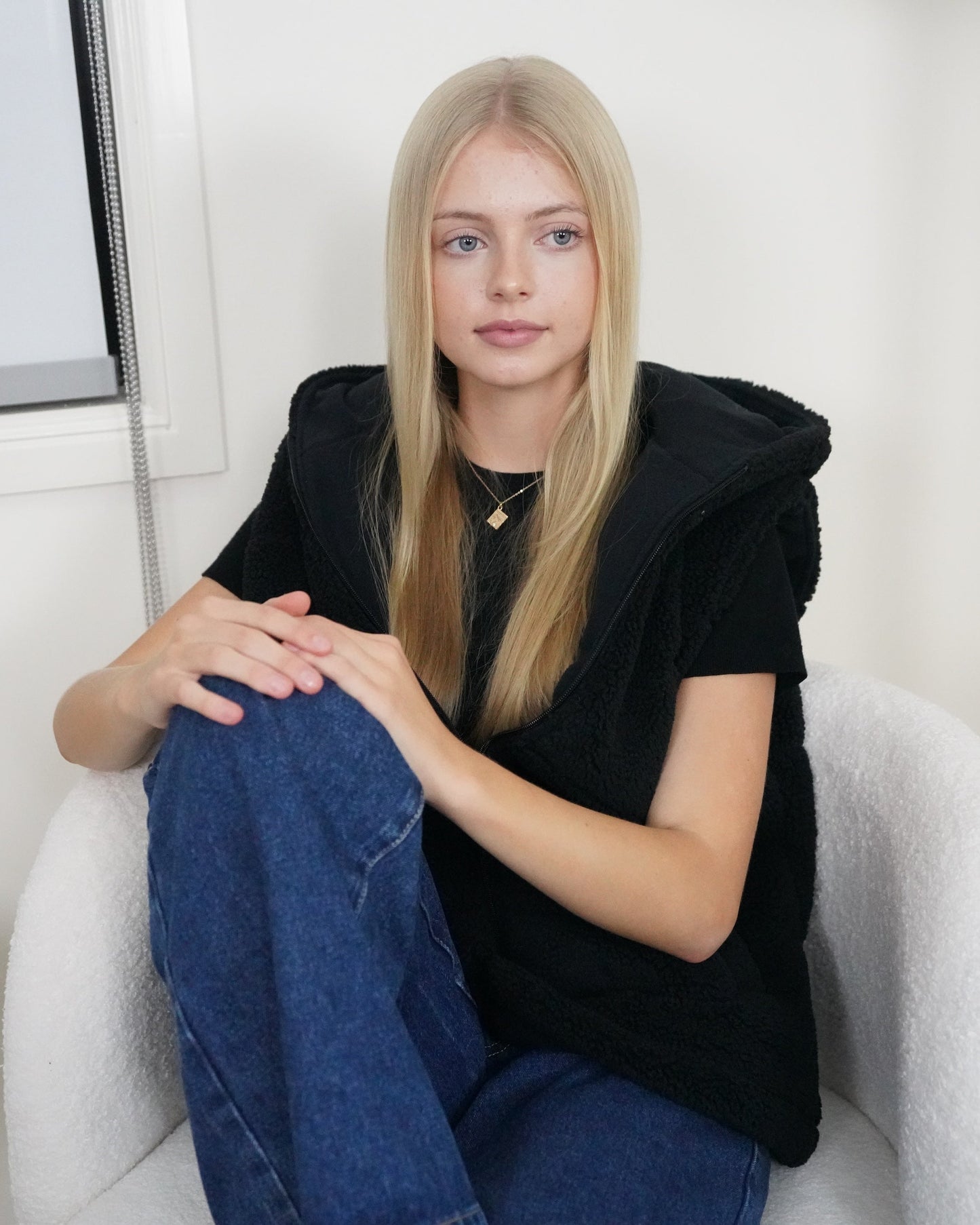 Premium Midnight Black Hooded Puffer Jacket