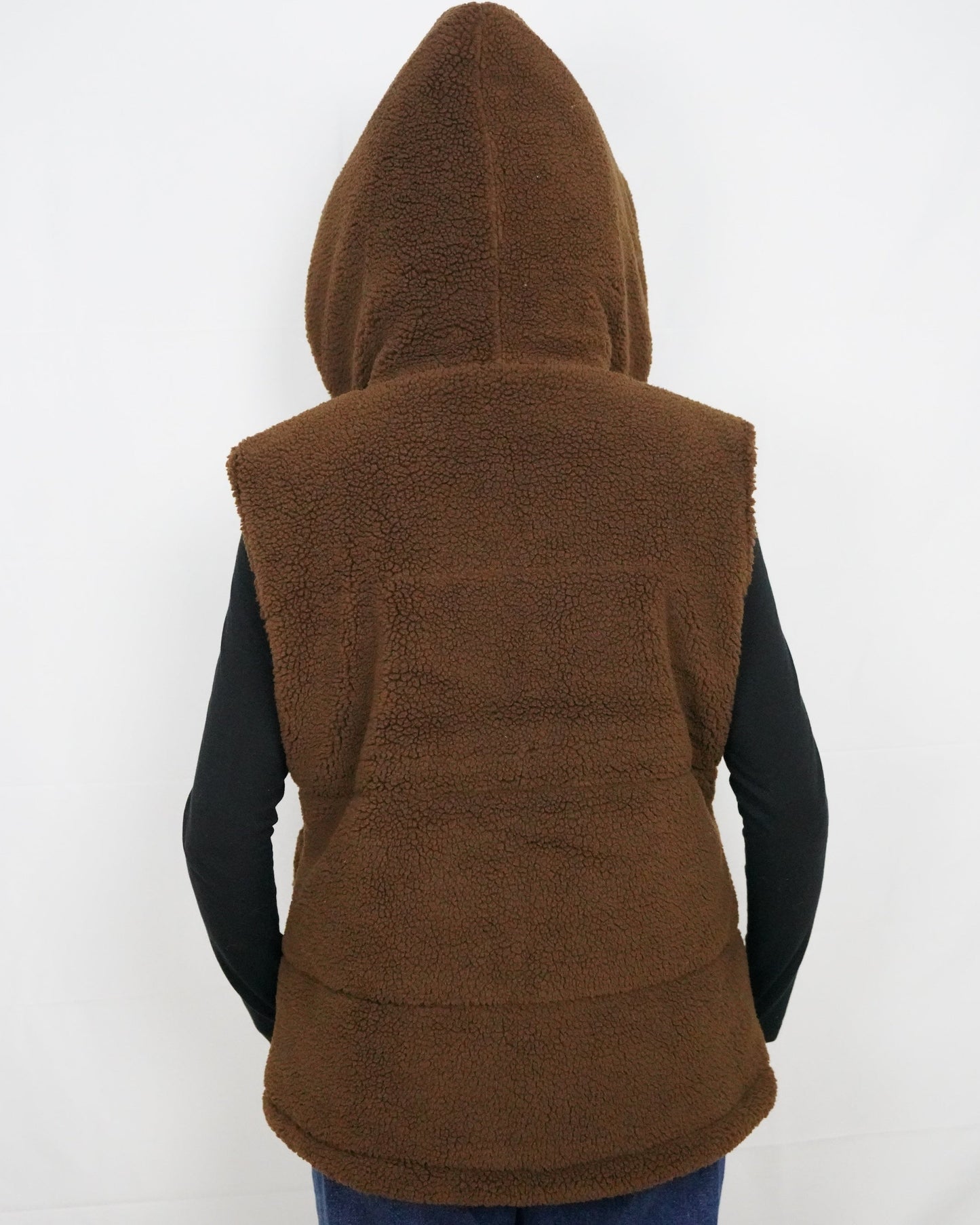 Premium Choc Brown Hooded Puffer Jacket